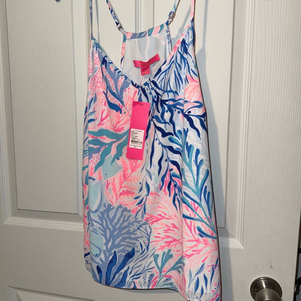 NWT Lilly Pulitzer Colorful Tropical Print Tank Top